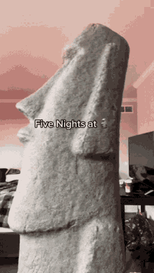 Fnaf Meme GIF - FNAF Meme Moai - Discover & Share GIFs